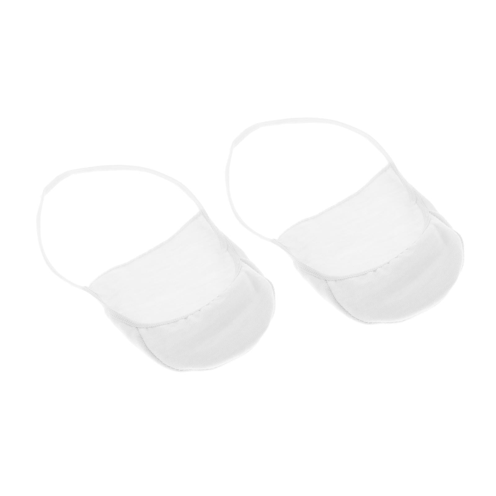 10 Pairs Half Socks with Sling Non-Slip Thin Invisible Hidden Socks White