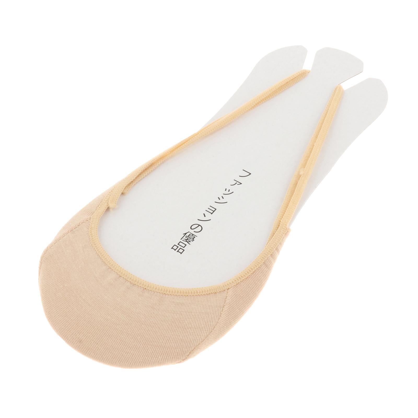 10 Pairs Half Socks with Sling Non-Slip Thin Invisible Hidden Socks Beige