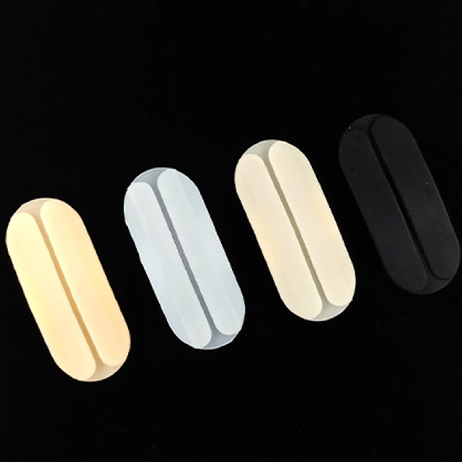 6x Silicone Bra Strap Cushions Holder Shoulder Pads Black Mini