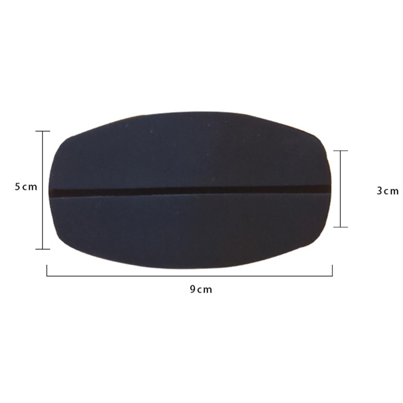 6x Silicone Bra Strap Cushions Holder Shoulder Pads Black General