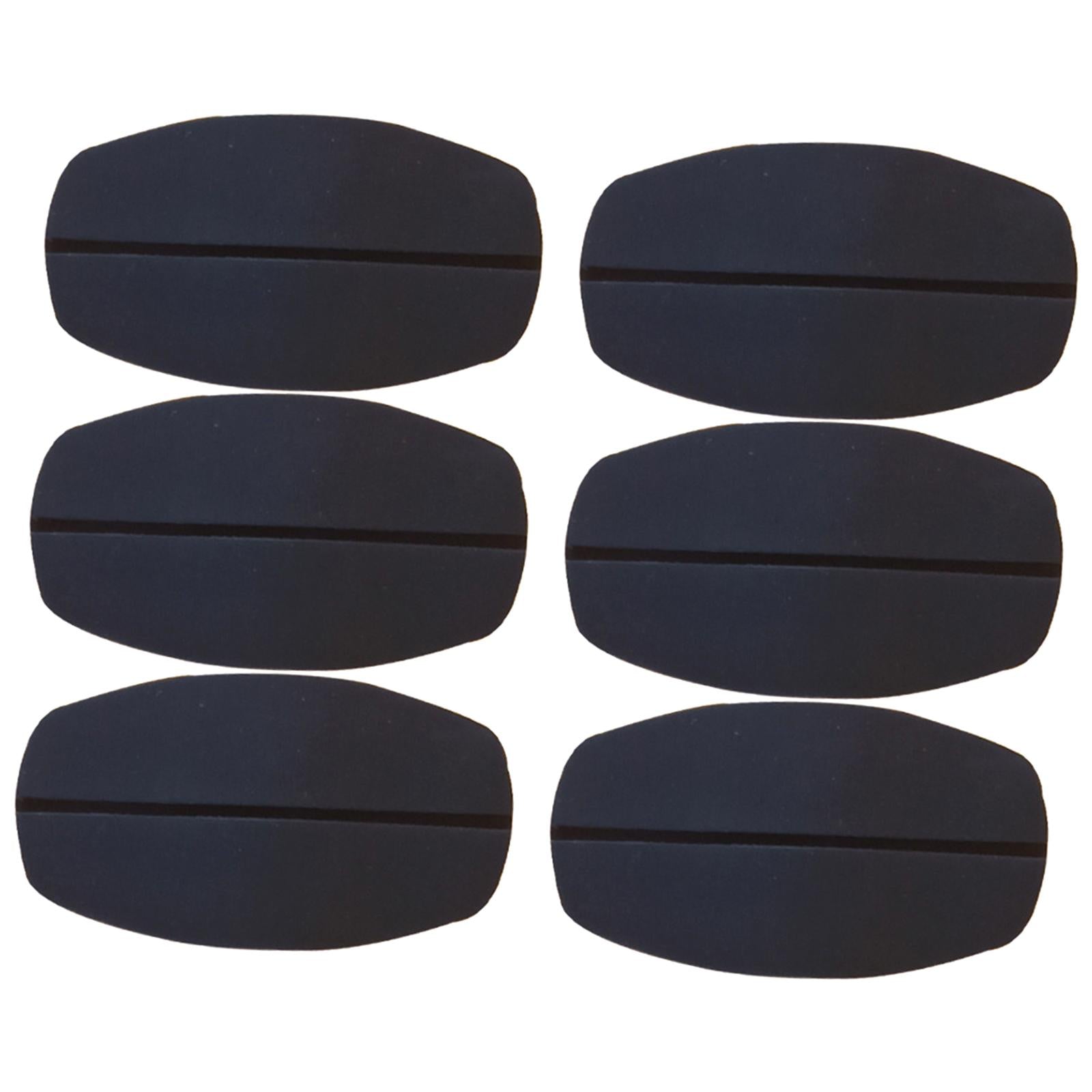 6x Silicone Bra Strap Cushions Holder Shoulder Pads Black General