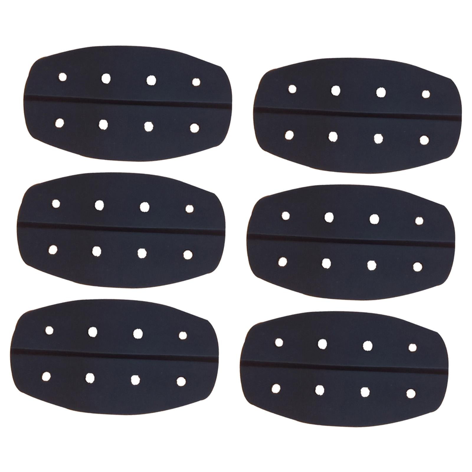 6x Silicone Bra Strap Cushions Holder Shoulder Pads Black Breathable