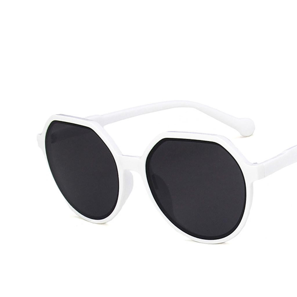 Trend Sunglasses Resin Lens Goggles Men Women Fishing Eyewear White Gray