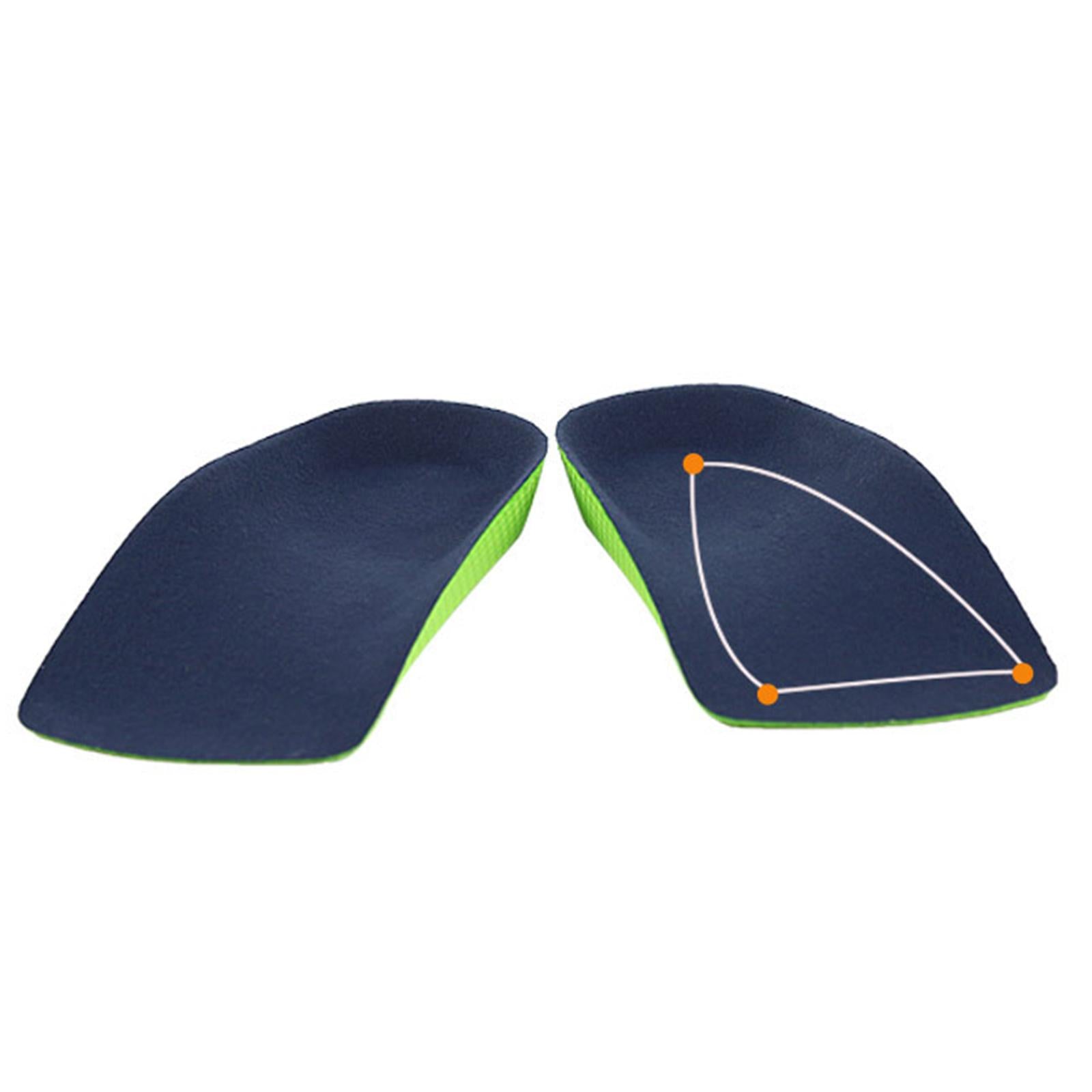 Orthotic Shoe Insoles Insert Arch Support Heel Plantar Fasciitis Pain Relief Black Red XS