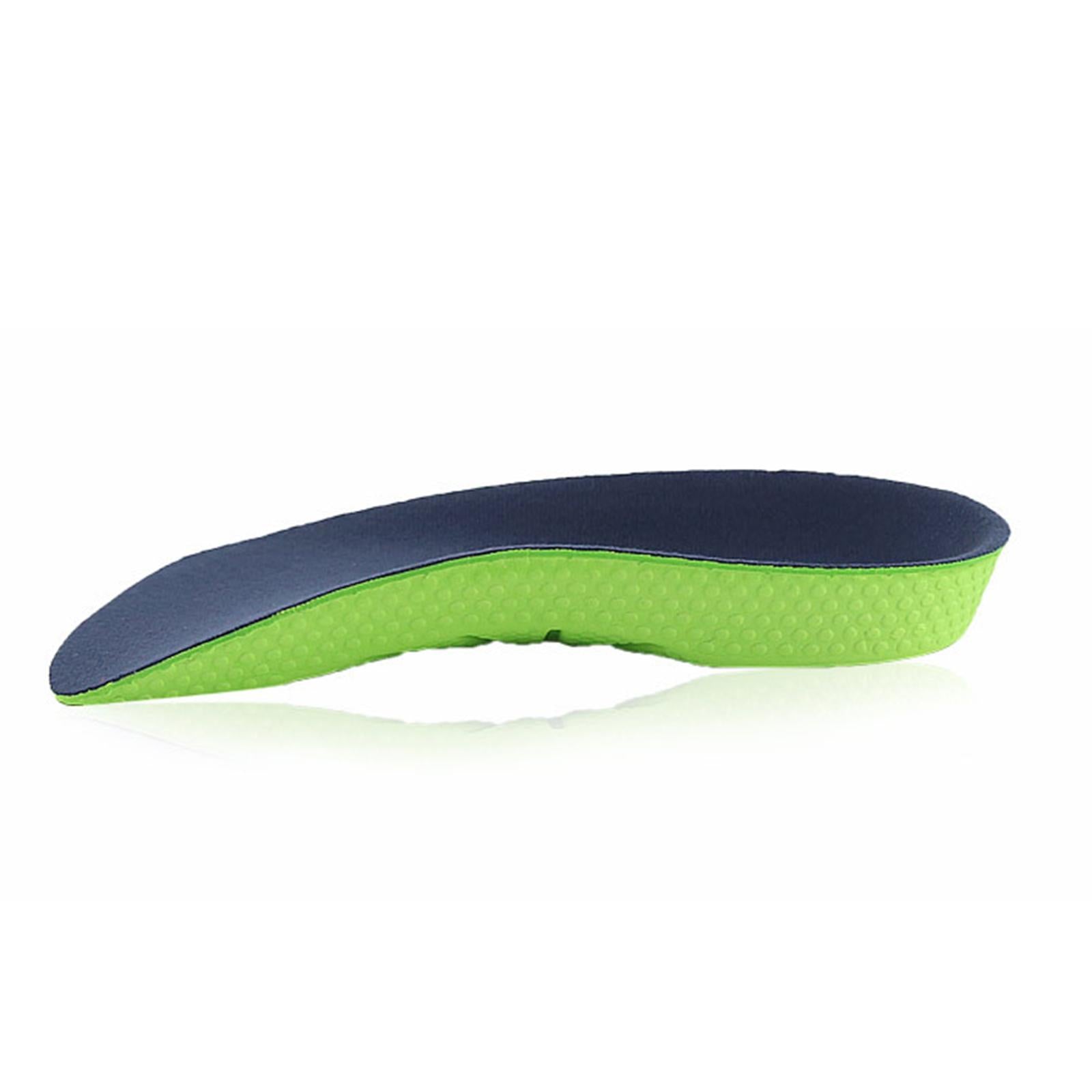 Orthotic Shoe Insoles Insert Arch Support Heel Plantar Fasciitis Pain Relief Green Blue XS
