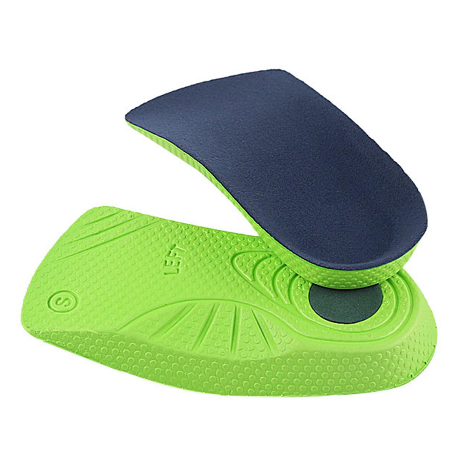 Orthotic Shoe Insoles Insert Arch Support Heel Plantar Fasciitis Pain Relief Green Blue L
