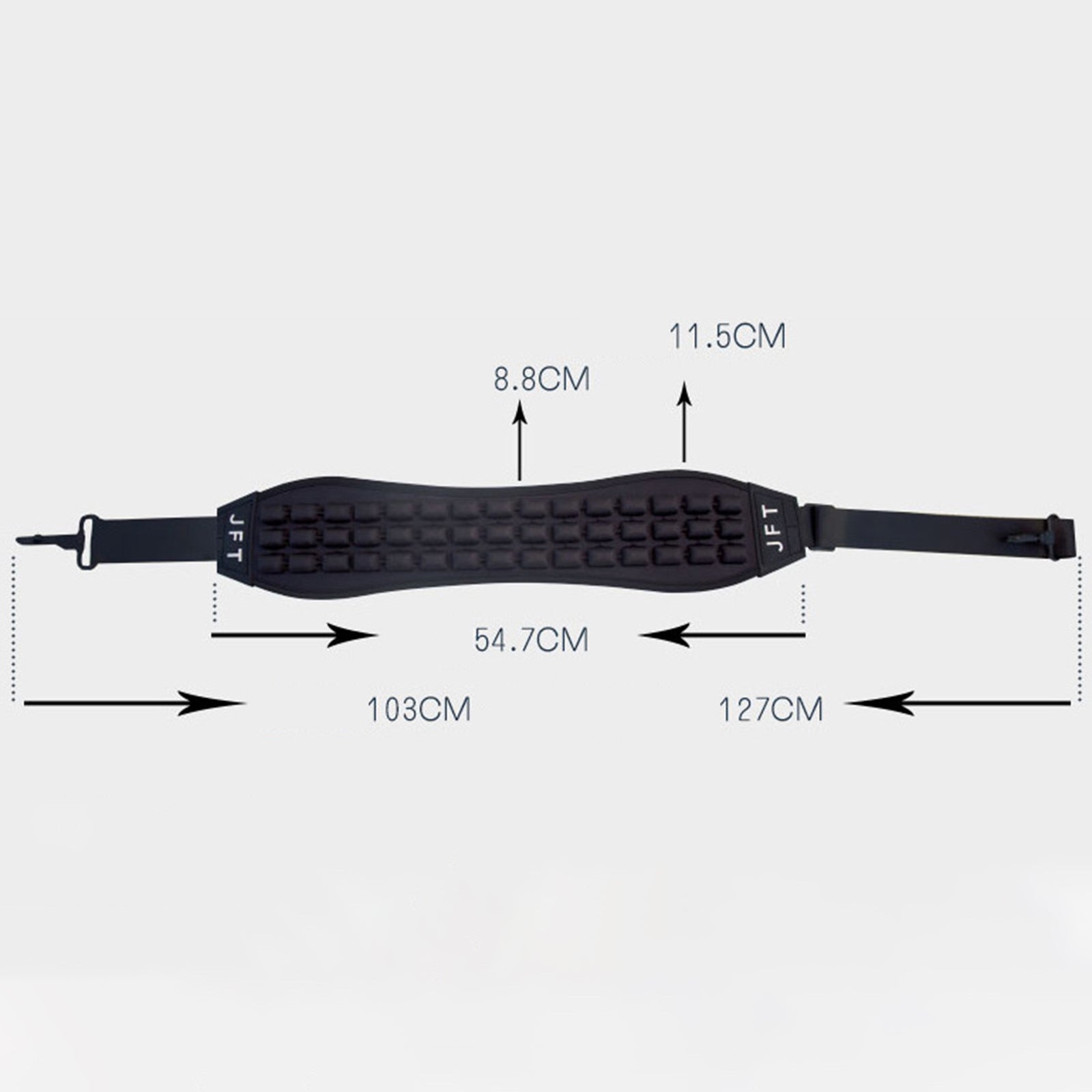 Golf Bag Single Shoulder Strap Padded Massage Replacement Strap Adjustable