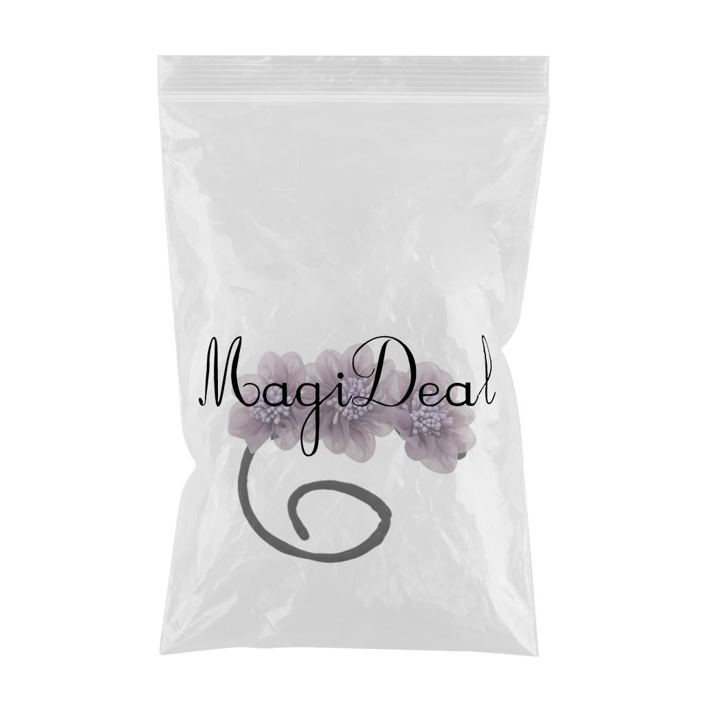 Fashion Women Classy Deft Bun Maker Hair Bands Headband Easy To Use Purple