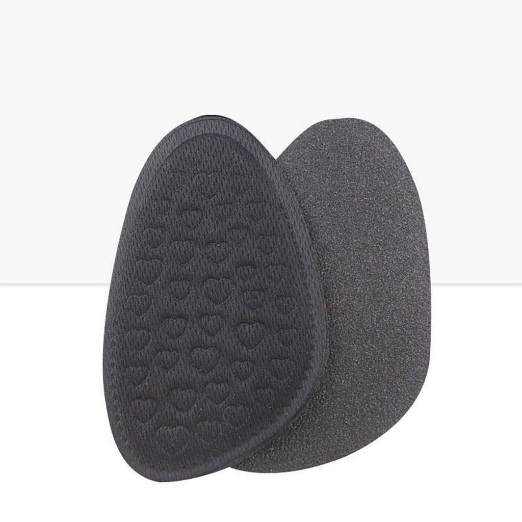 5 Pairs Shoe Forefoot Insoles Anti Slip Cushion Relieve Foot Pain Black