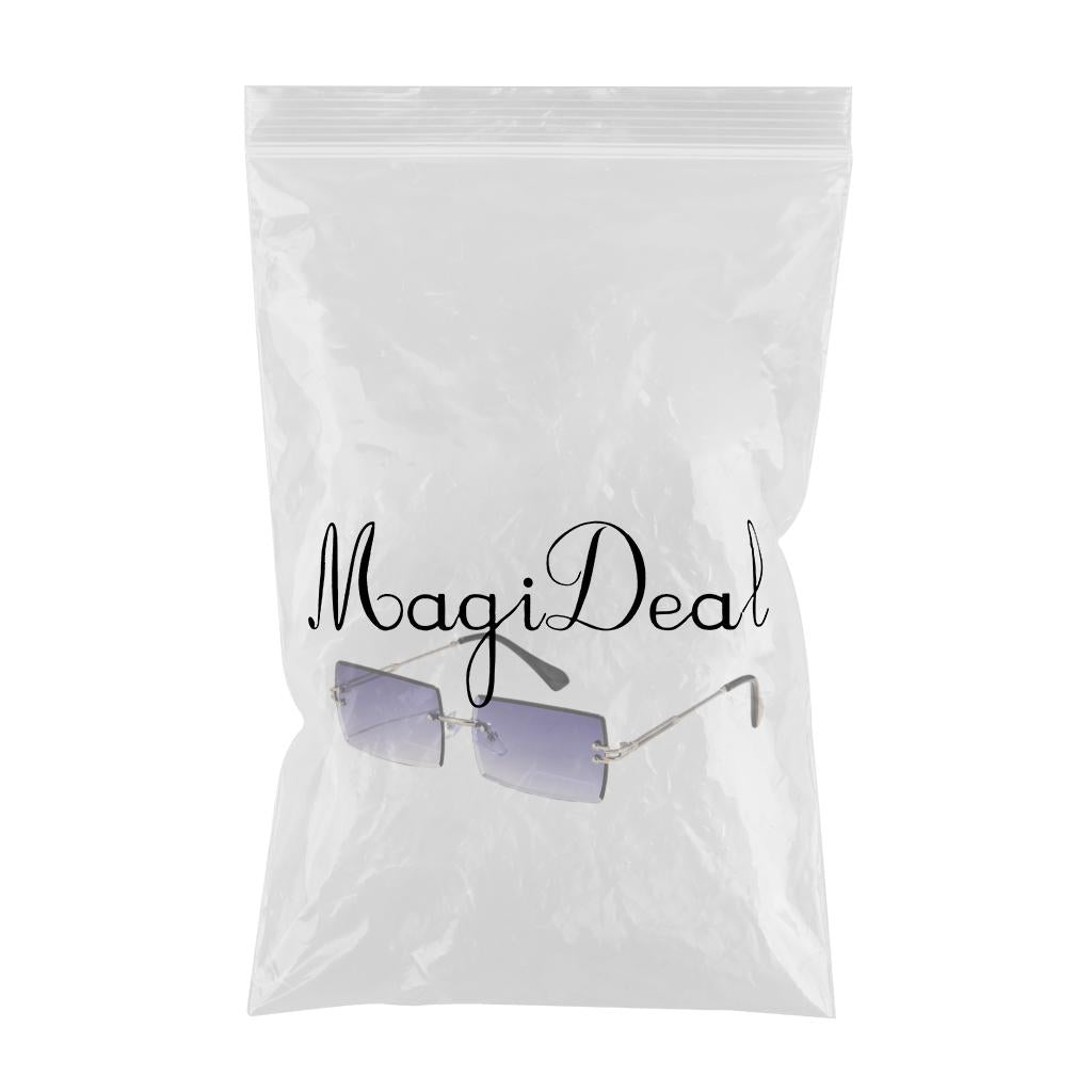 Retro Sunglasses Chic Tinted Lens UV Protection Eyewear Dark Blue Lens