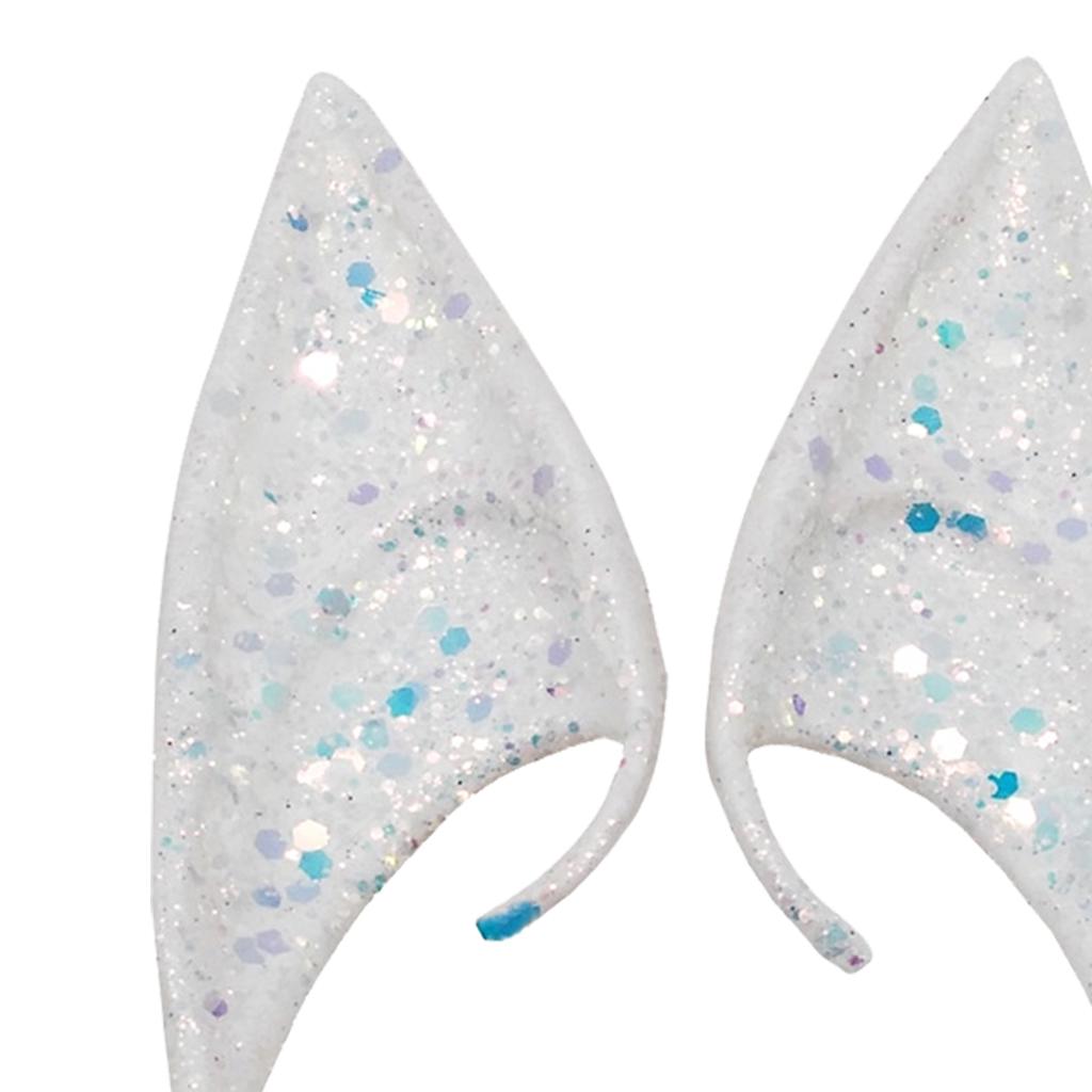 Cosplay Fairy Elf Ears Pixie Elven Vampire Halloween Props White 12cm