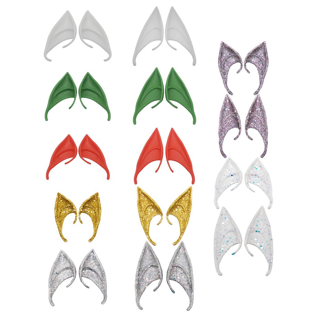 Cosplay Fairy Elf Ears Pixie Elven Vampire Halloween Props White 12cm