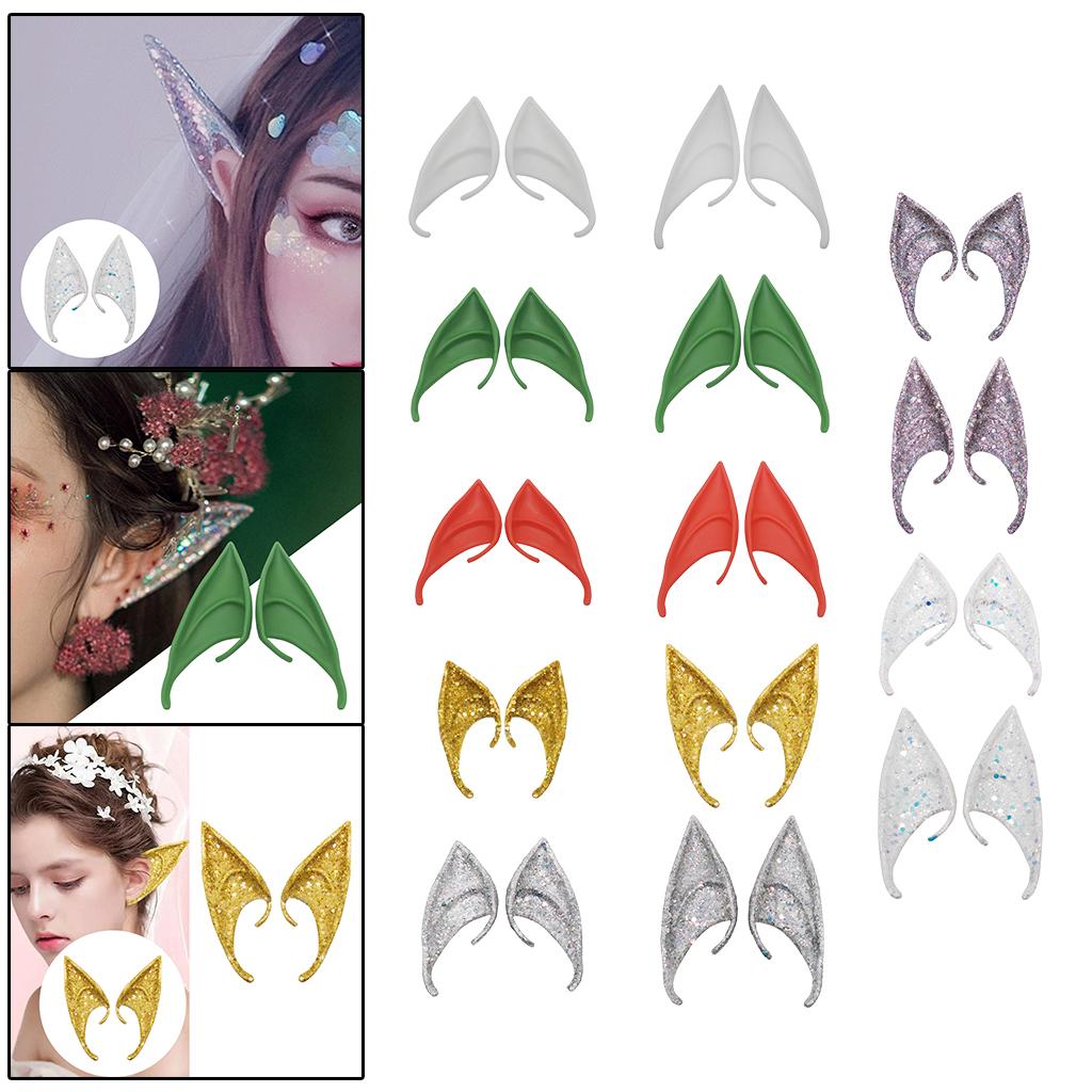 Cosplay Fairy Elf Ears Pixie Elven Vampire Halloween Props White 12cm