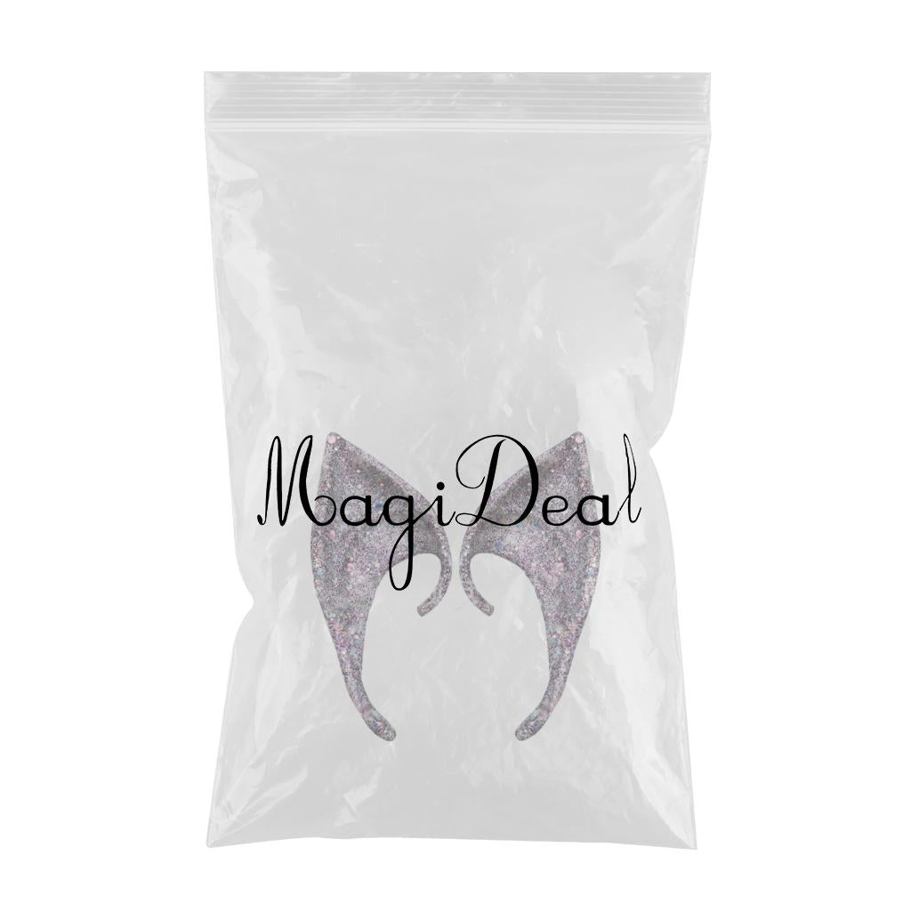 Cosplay Fairy Elf Ears Pixie Elven Vampire Halloween Props Purple 10cm