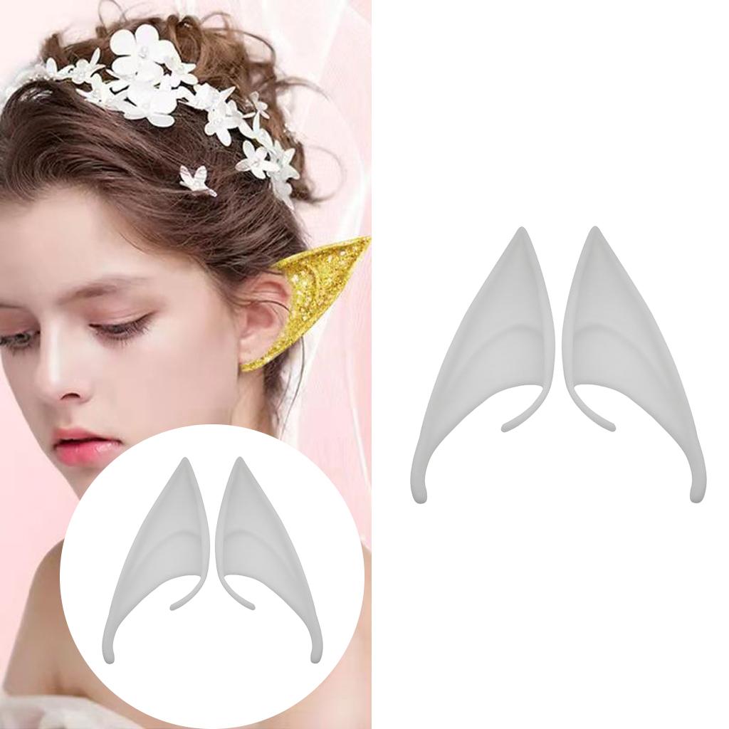 Cosplay Fairy Elf Ears Pixie Elven Vampire Halloween Props Noctilucence 12cm