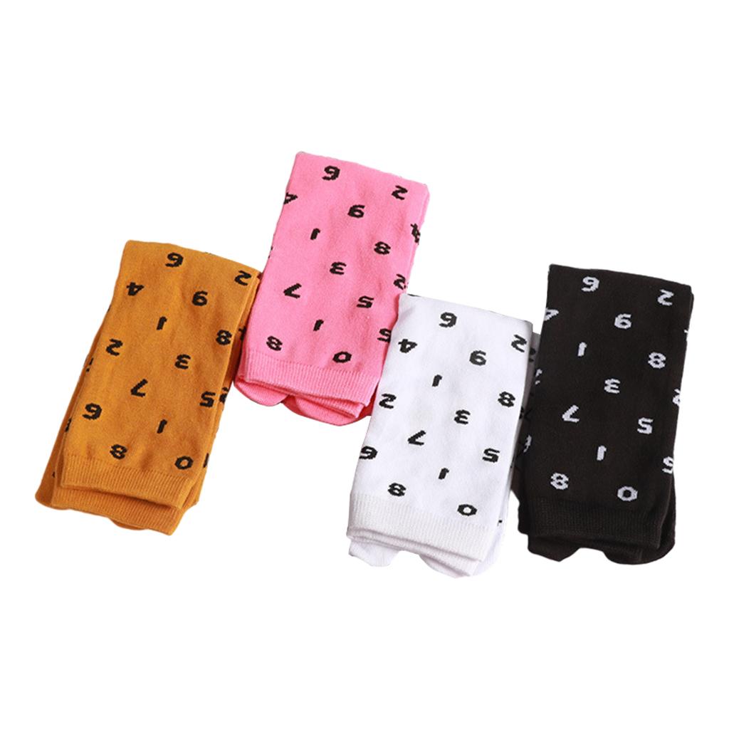 Women Sandal 2 Toe Flip Flop Socks Geta Stocking for Japanese Kimono Black