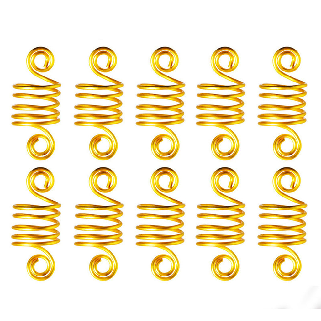 120x Leaf Hip-Hop Hair Braid Rings Accessories Dreadlocks Metal for Braiding