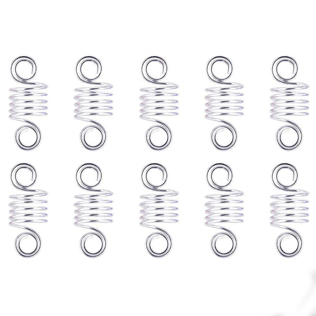 120x Leaf Hip-Hop Hair Braid Rings Accessories Dreadlocks Metal for Braiding