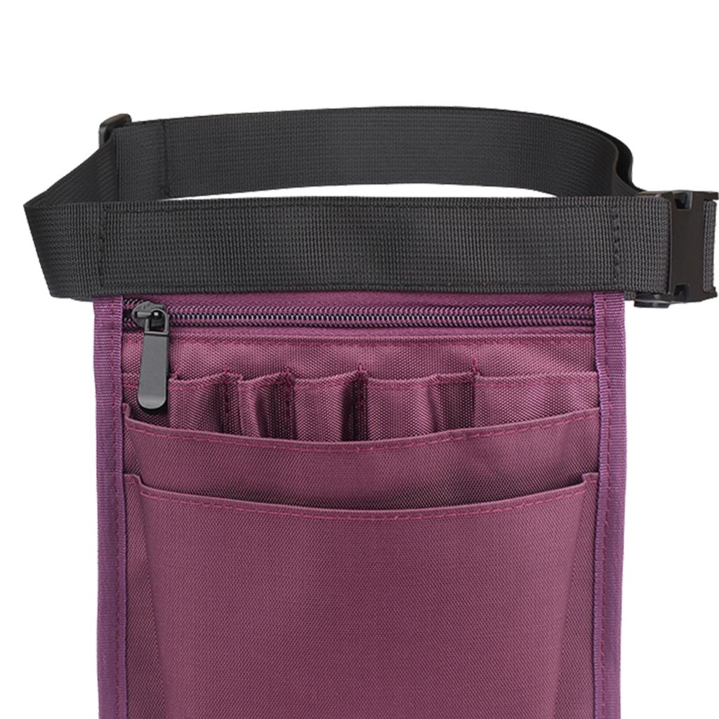 Nurses Pouch Waist Bag Extra Pocket Quick Pick Organizer Pouch Purple