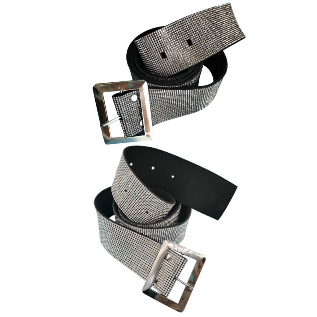 Rhinestone Beading Waist Chain Belt Jewelry Waistband Wedding Dress Gray
