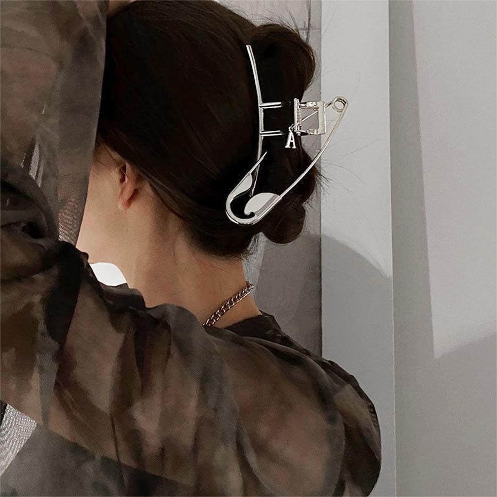 Women Large Metal Hair Claw Clip Casual Hair Clip Clamp Crab for Thick Hair