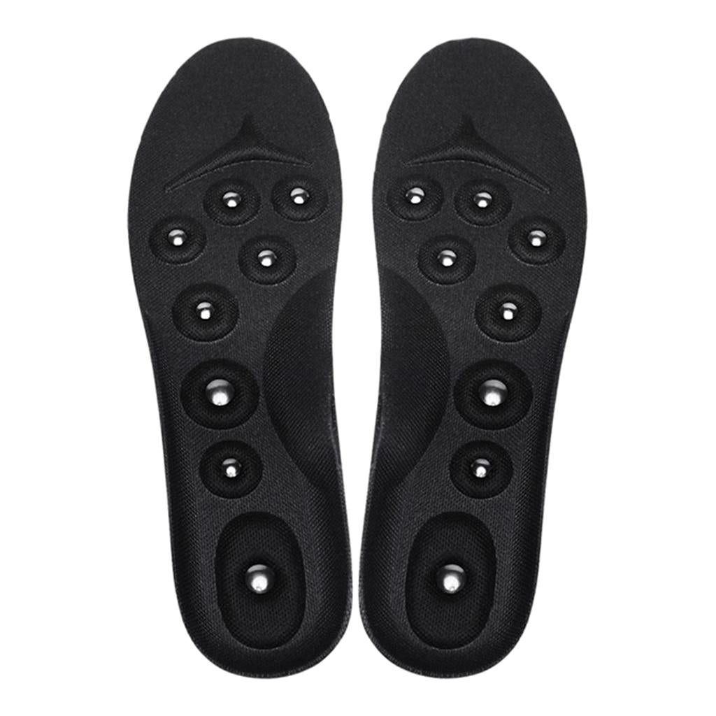1Pair Acupressure Magnetic Insoles Foot Massager Shoe Pad 29CM 42-48 Size