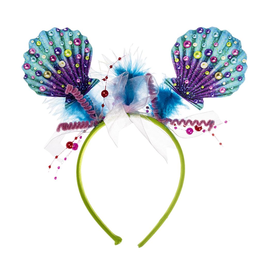 Hairband Hair Grips Seashell Halloween for Women Costume Party Accessory