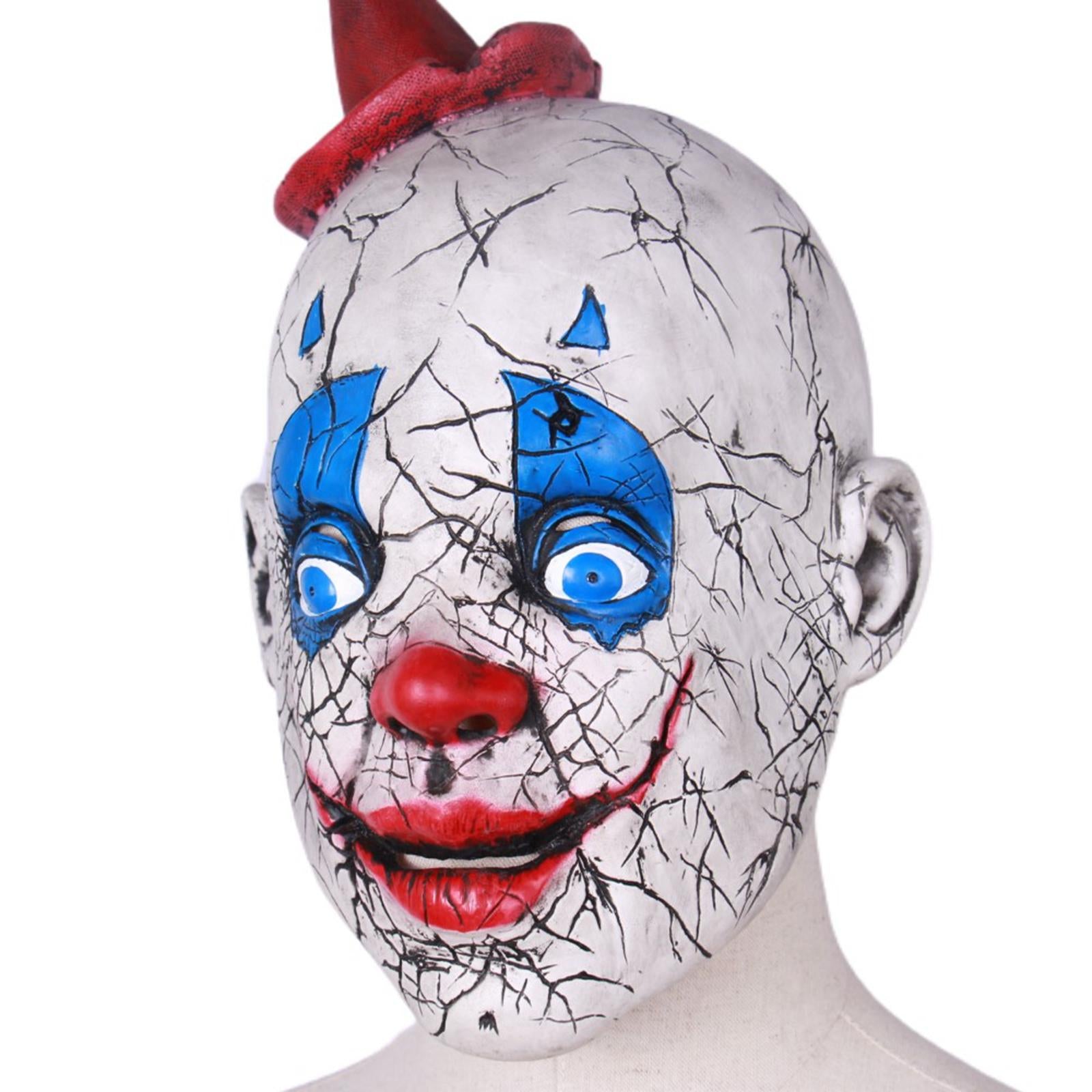 Creepy Clown Mask for Adults Helmet Helmet Joker Mask Party Costume Props