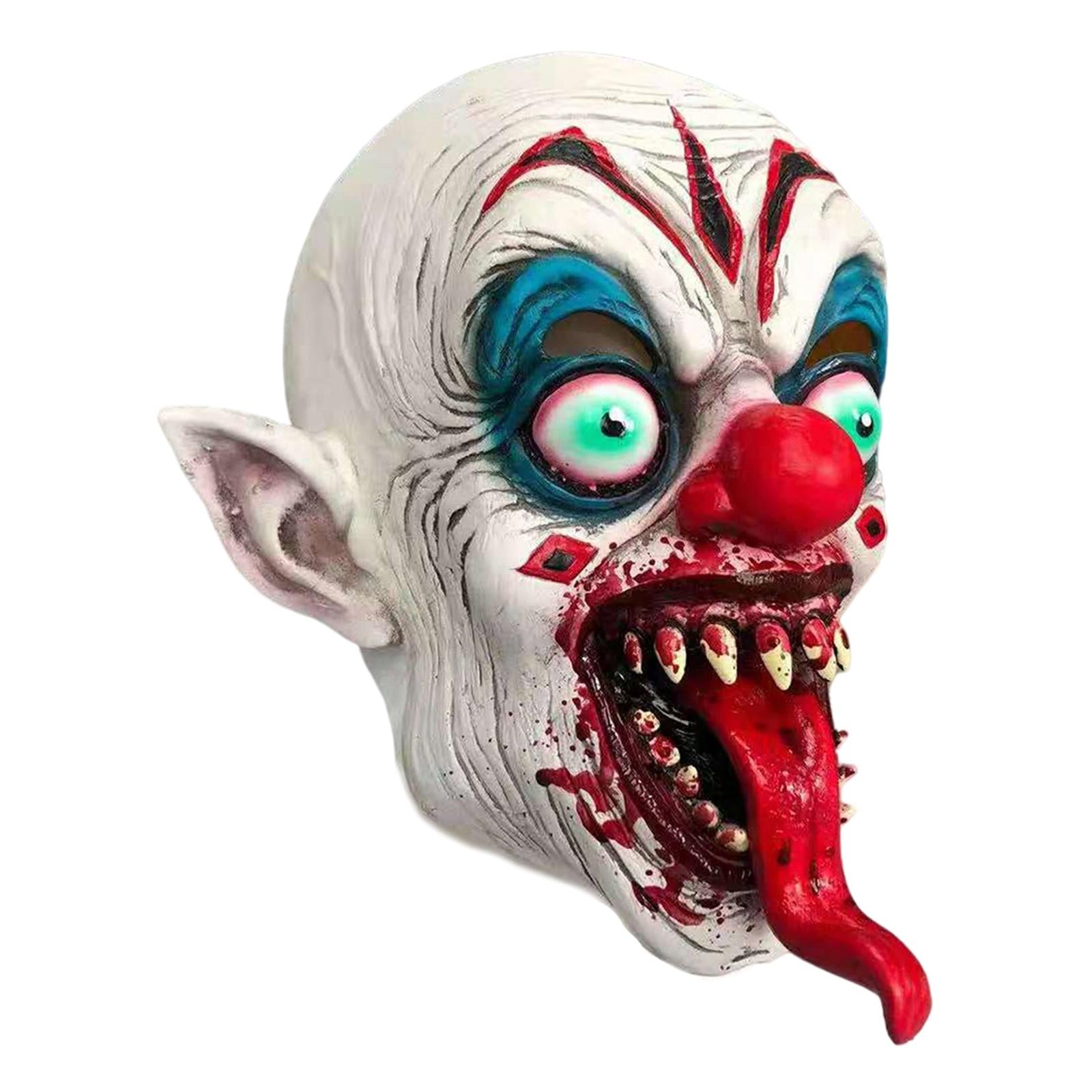 Horror Latex Mask Costume Scary for Halloween Theatrical Performances Men
