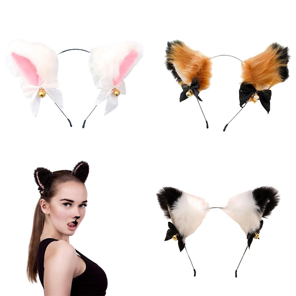 Cat Ears Headband Kawaii Hair Hoop for Costume Accessories Women Style 1