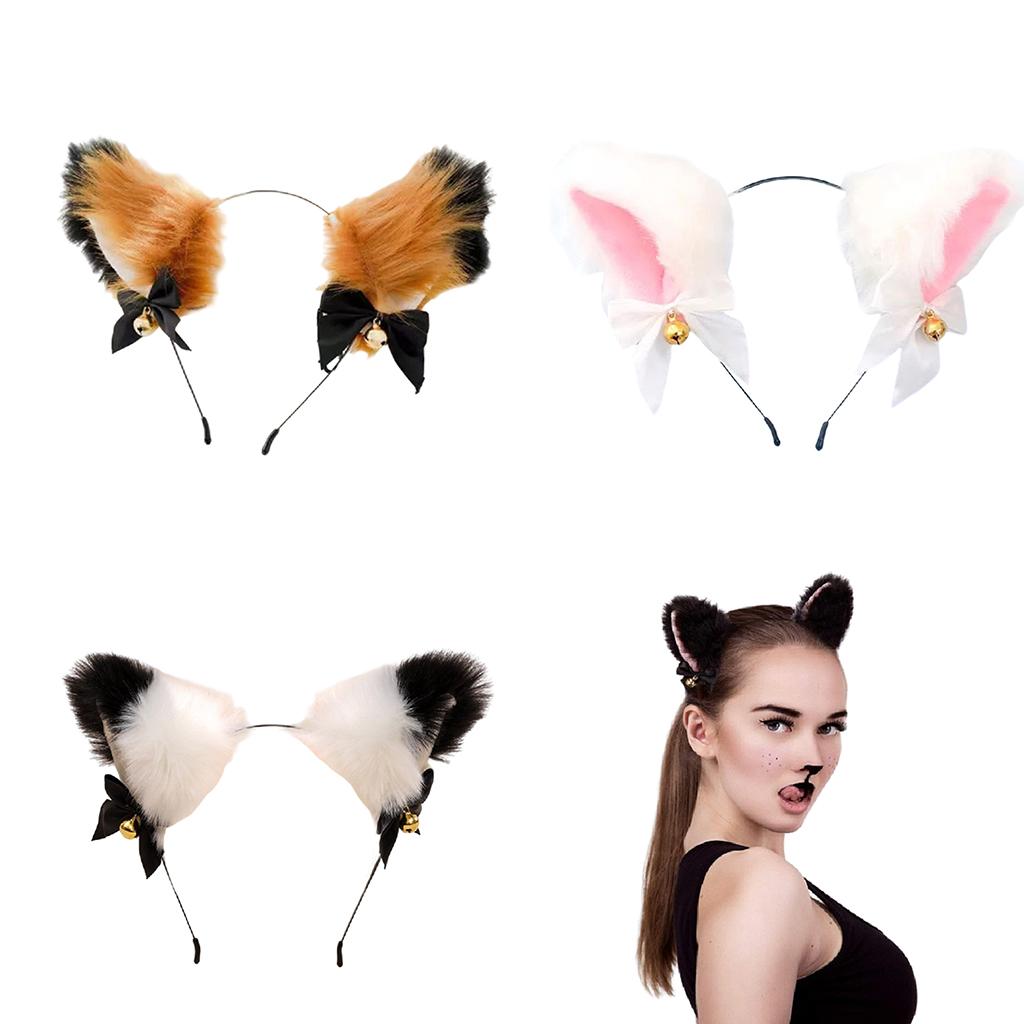 Cat Ears Headband Kawaii Hair Hoop for Costume Accessories Women Style 1
