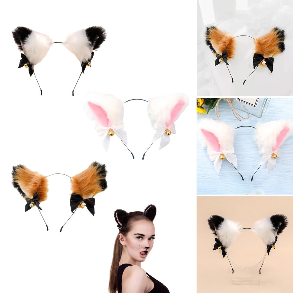 Cat Ears Headband Kawaii Hair Hoop for Costume Accessories Women Style 1