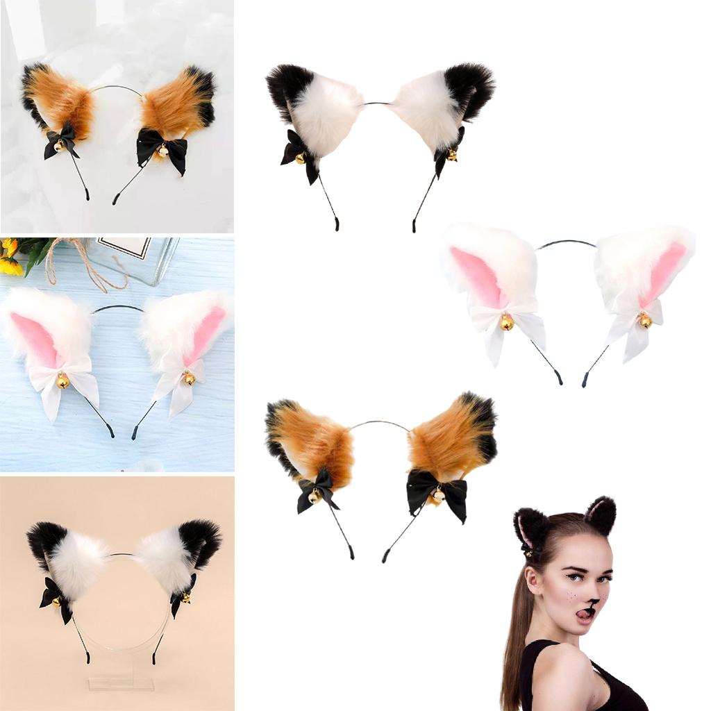 Cat Ears Headband Kawaii Hair Hoop for Costume Accessories Women Style 1