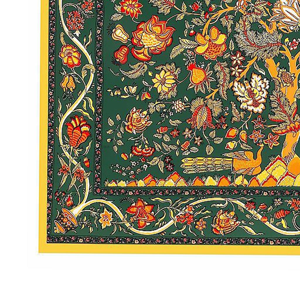 Square Scarf Flower Floral Scarf Bundle for Sleeping Wrap Headdress Green