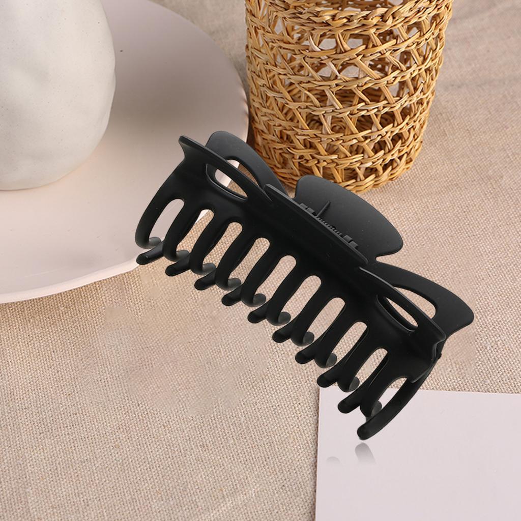 Women Half Claw Hair Clip Large Hair Jaw Paw Hair Accessories Black
