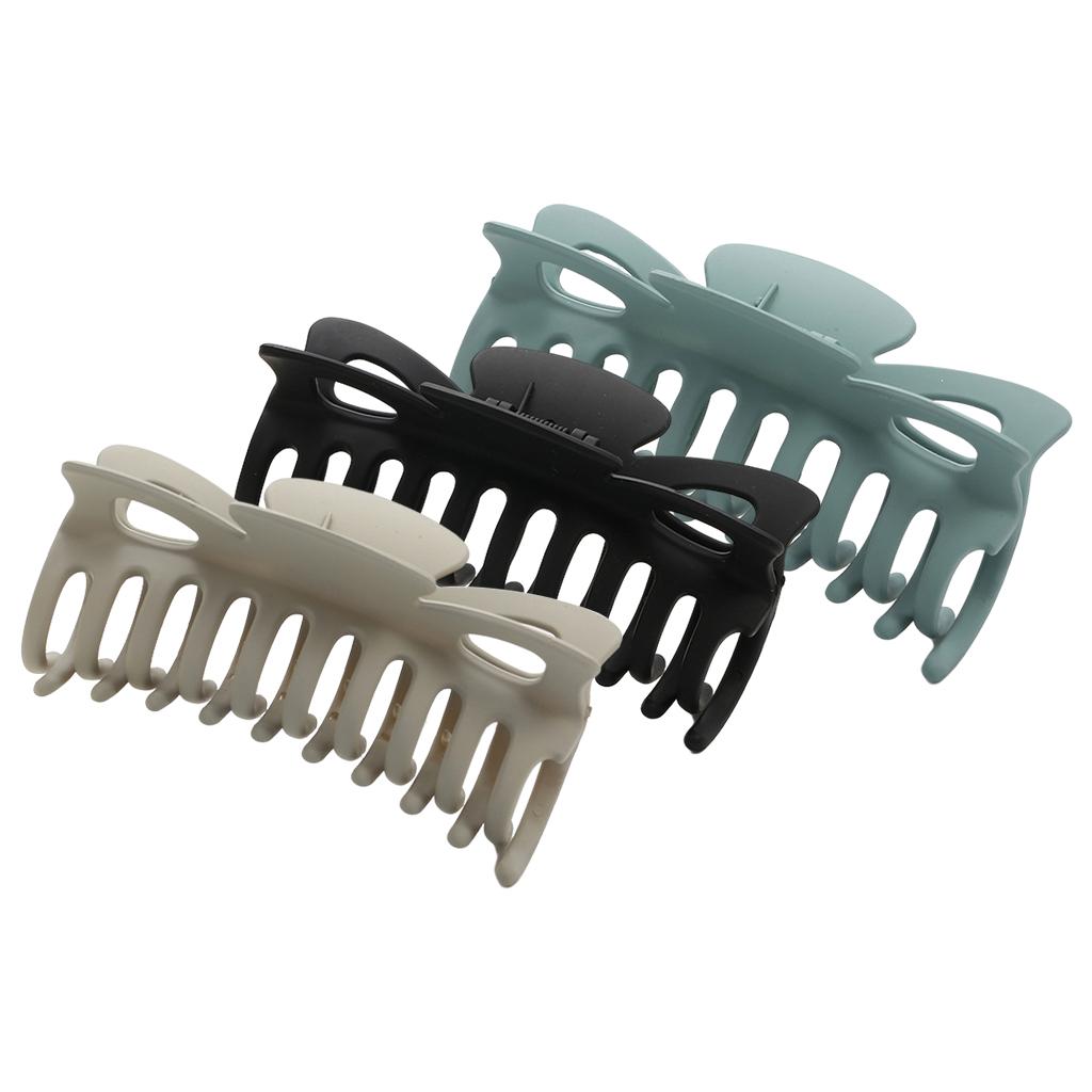 Women Half Claw Hair Clip Large Hair Jaw Paw Hair Accessories Black