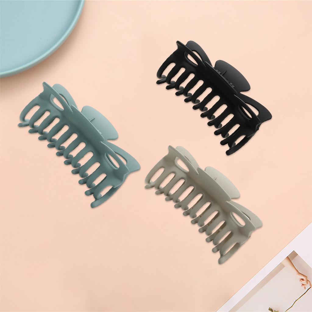 Women Half Claw Hair Clip Large Hair Jaw Paw Hair Accessories Black