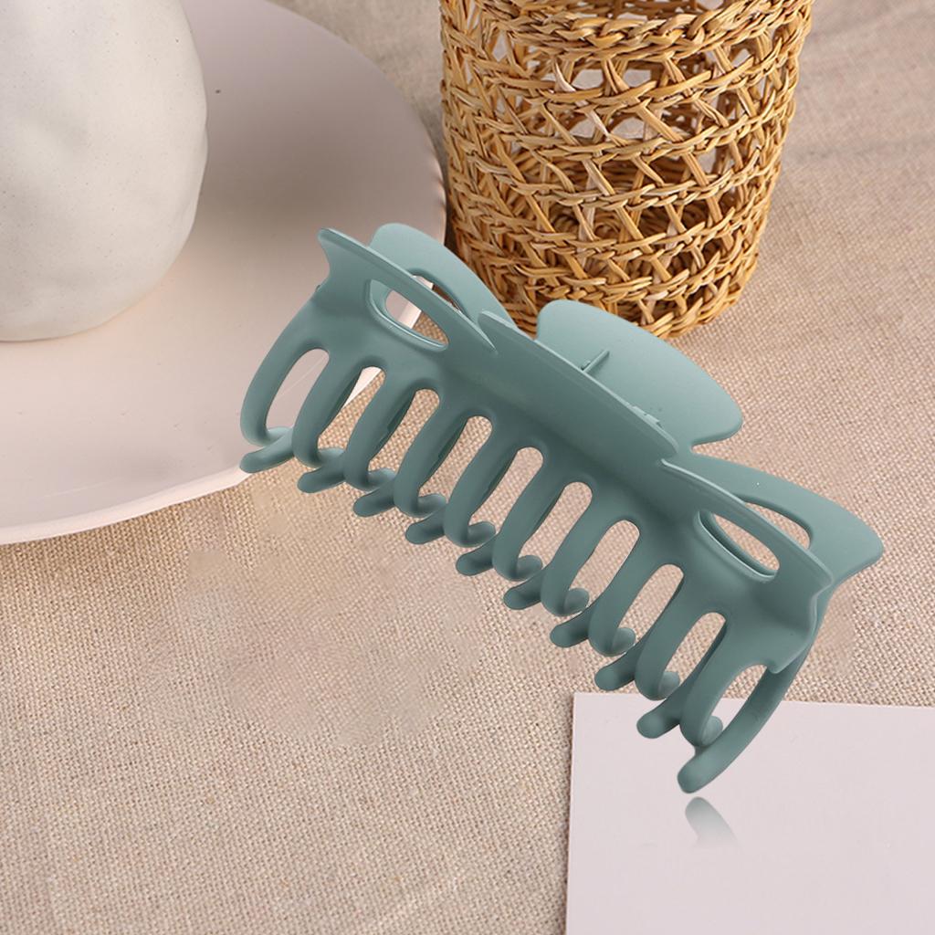 Women Half Claw Hair Clip Large Hair Jaw Paw Hair Accessories Green