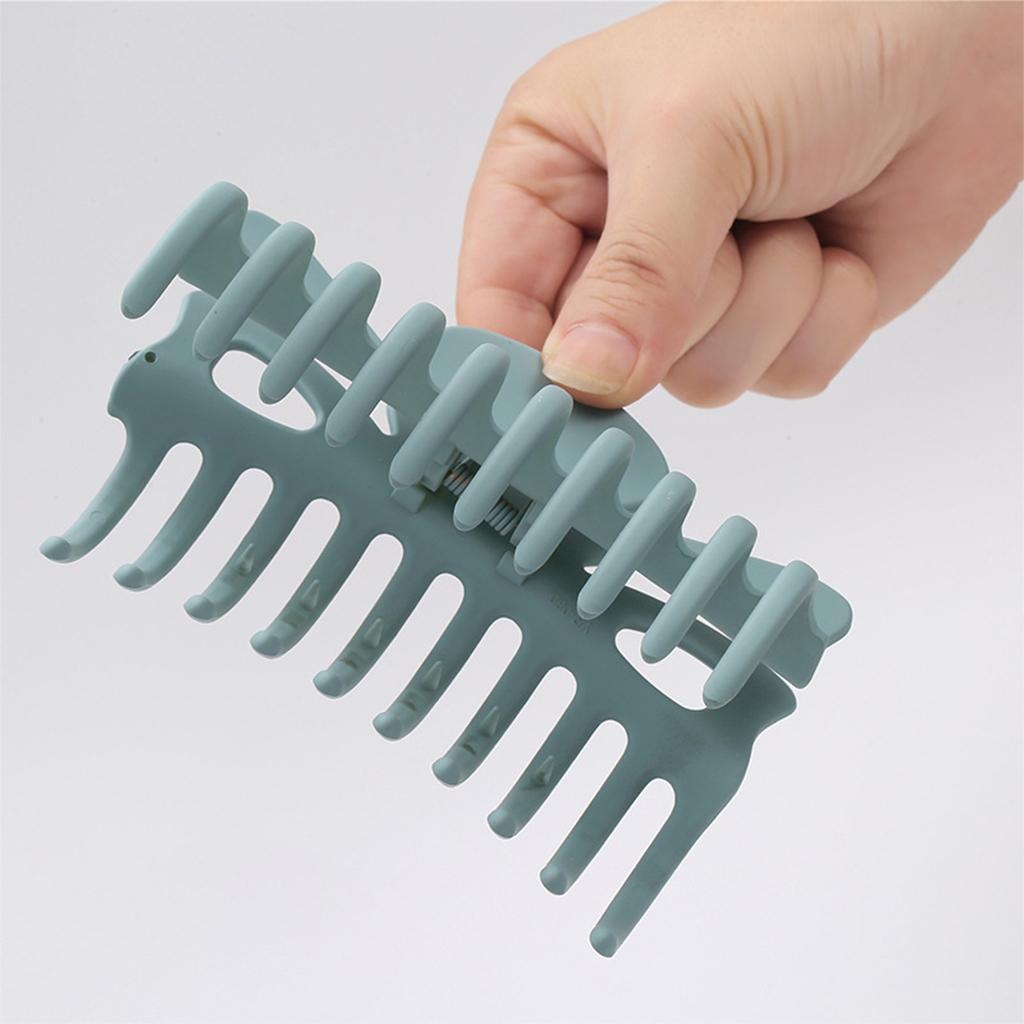 Women Half Claw Hair Clip Large Hair Jaw Paw Hair Accessories Green