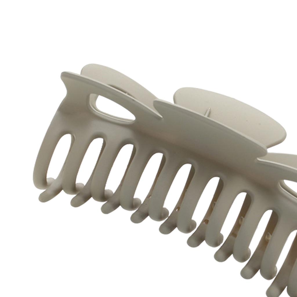 Women Half Claw Hair Clip Large Hair Jaw Paw Hair Accessories Gray