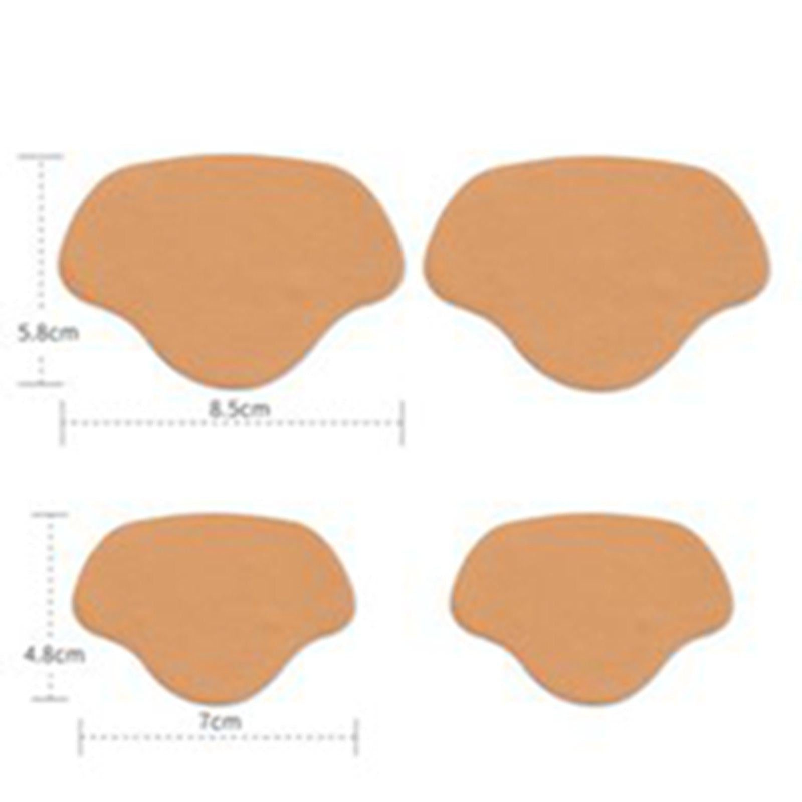 Shoe Heel Pad Insoles Heel Repair Heel Stick for Men & Women High Heels yellow