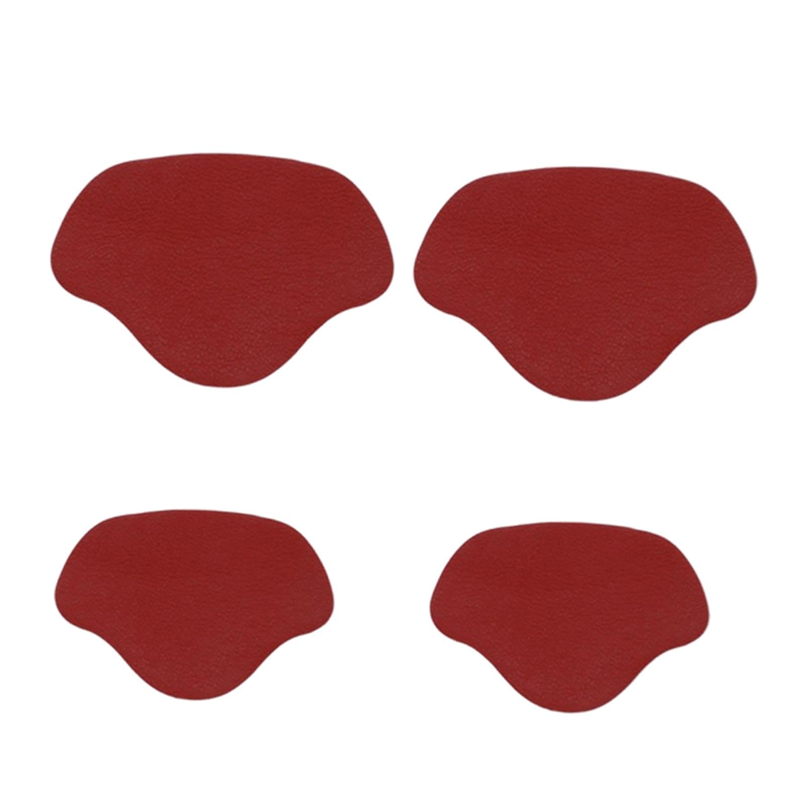 Shoe Heel Pad Insoles Heel Repair Heel Stick for Men & Women High Heels red
