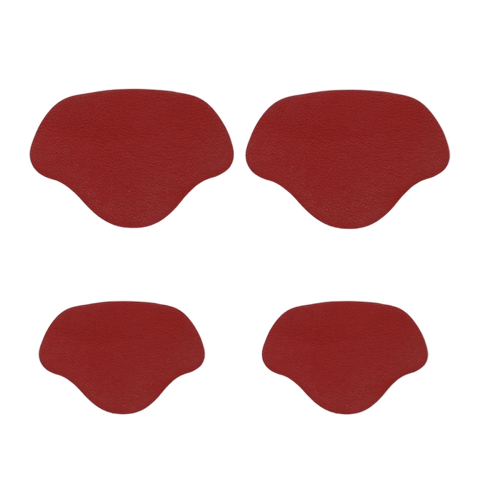 Shoe Heel Pad Insoles Heel Repair Heel Stick for Men & Women High Heels red