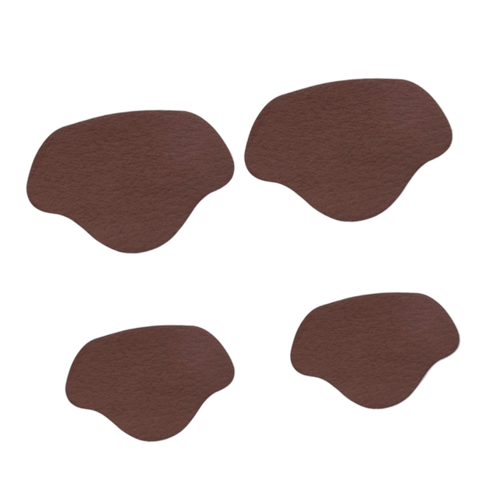 Shoe Heel Pad Insoles Heel Repair Heel Stick for Men & Women High Heels coffee