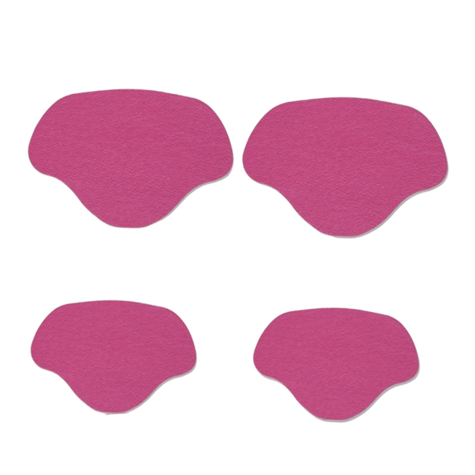 Shoe Heel Pad Insoles Heel Repair Heel Stick for Men & Women High Heels rose red