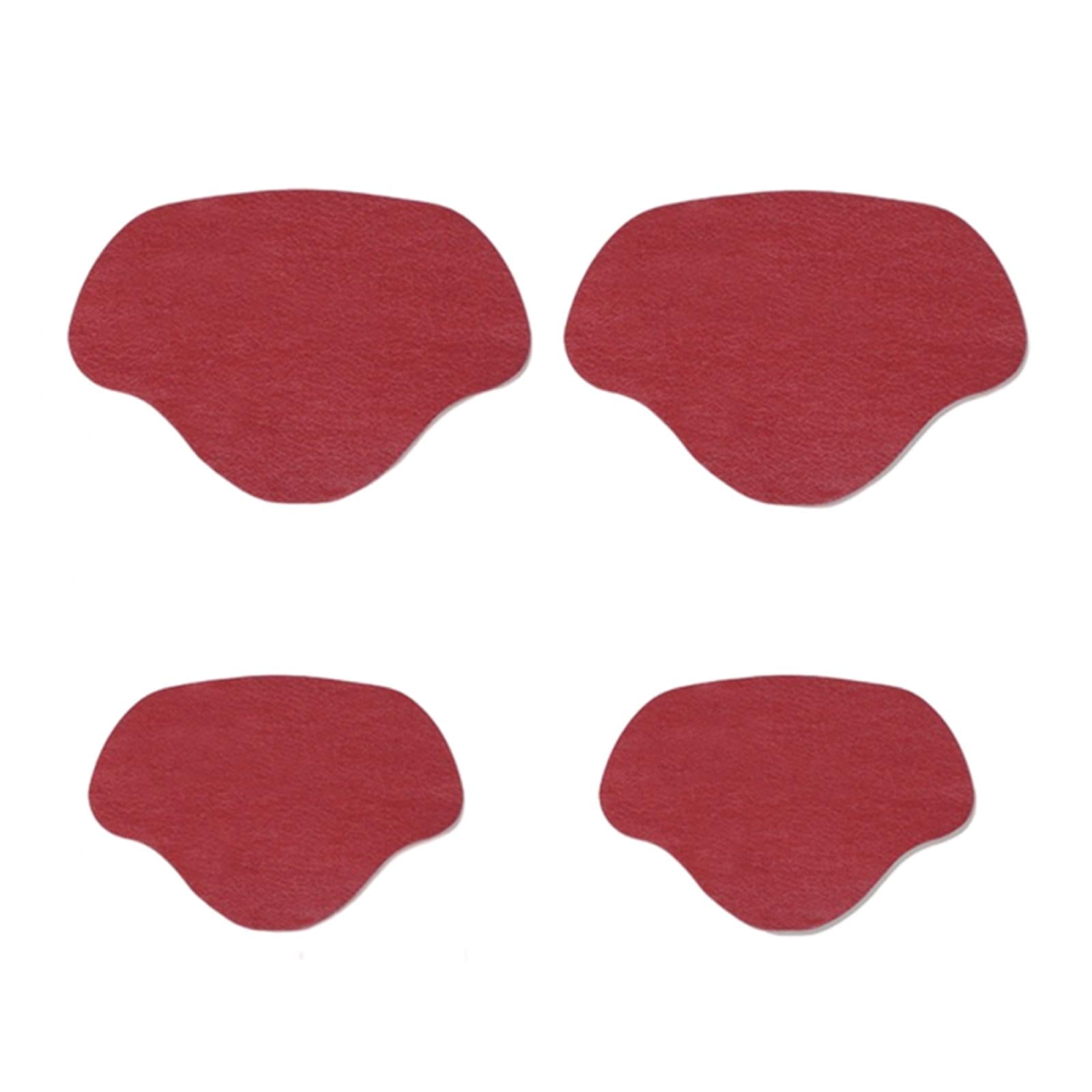 Shoe Heel Pad Insoles Heel Repair Heel Stick for Men & Women High Heels wine red