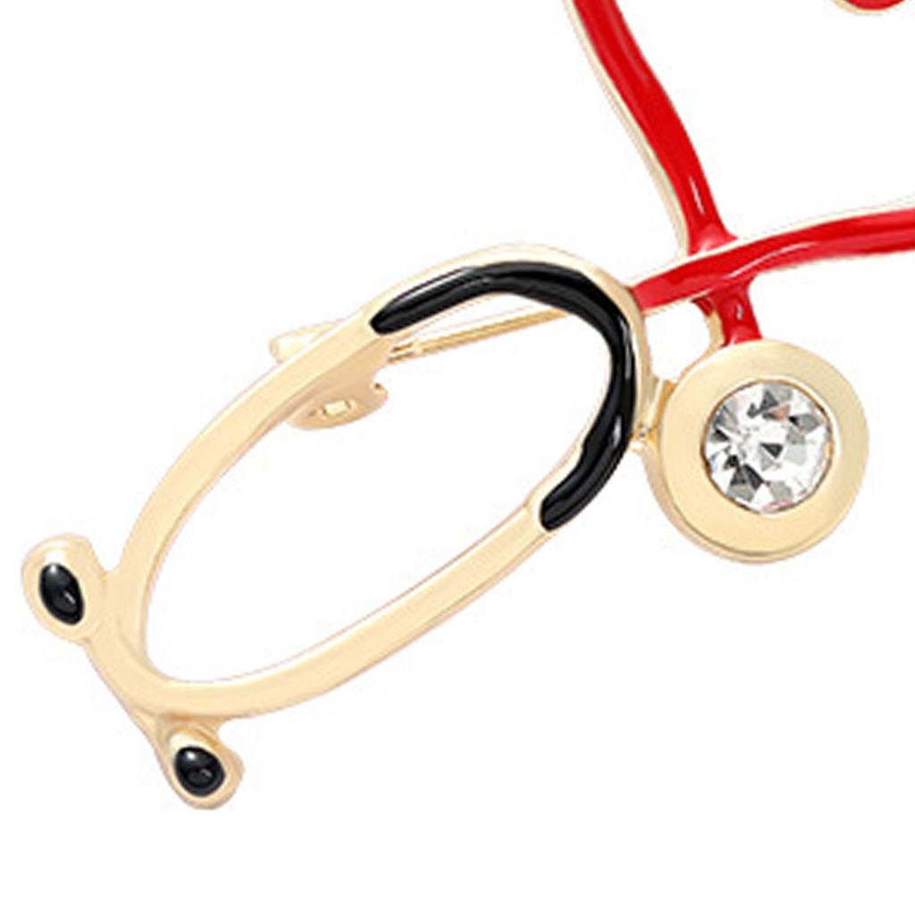 Brooch Pin Heart Sahped Medicine Jewellery Nursing Pins for Lapel Women Style 1