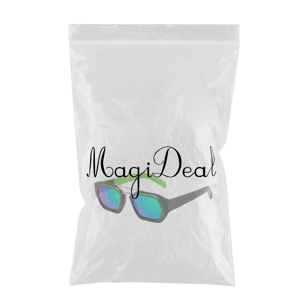 Trendy Retro Style Square Sun Glasses Party Props UV400 Glasses Black Green