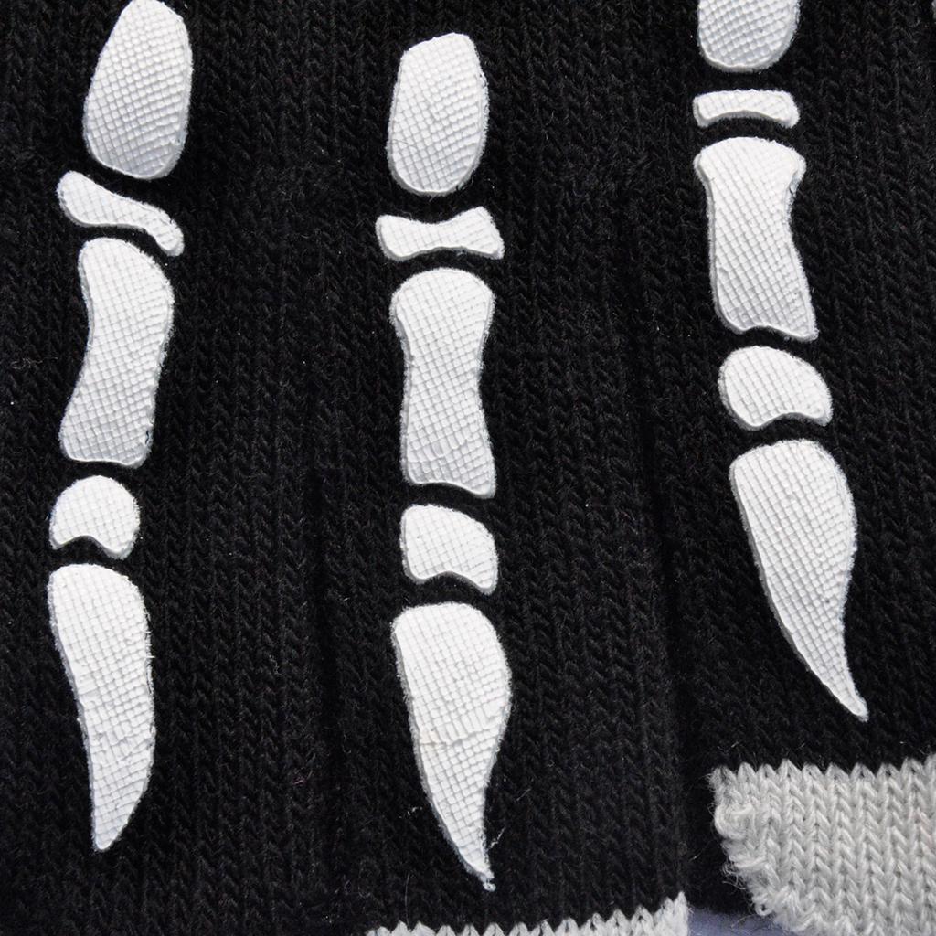 Halloween Skeleton Gloves Glow in The Dark Skull for Cosplay Skull