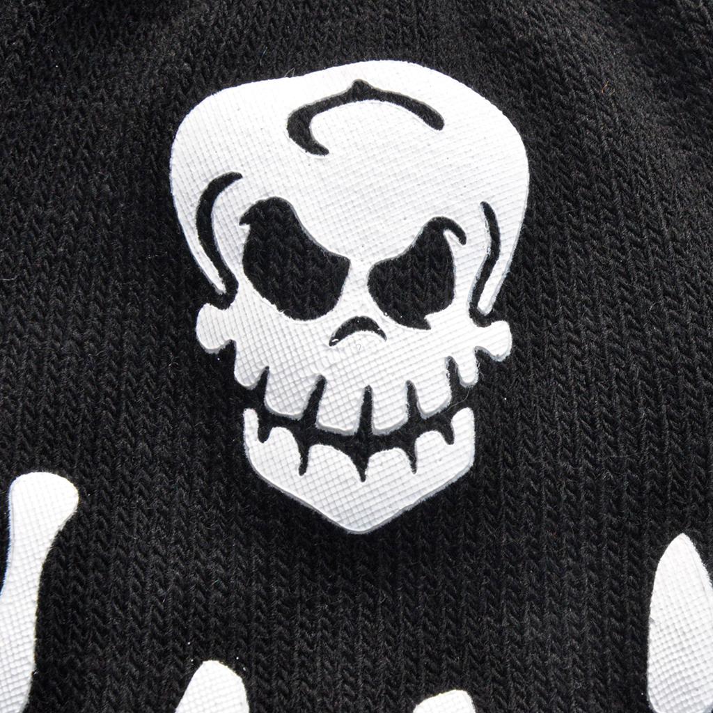 Halloween Skeleton Gloves Glow in The Dark Skull for Cosplay Skull